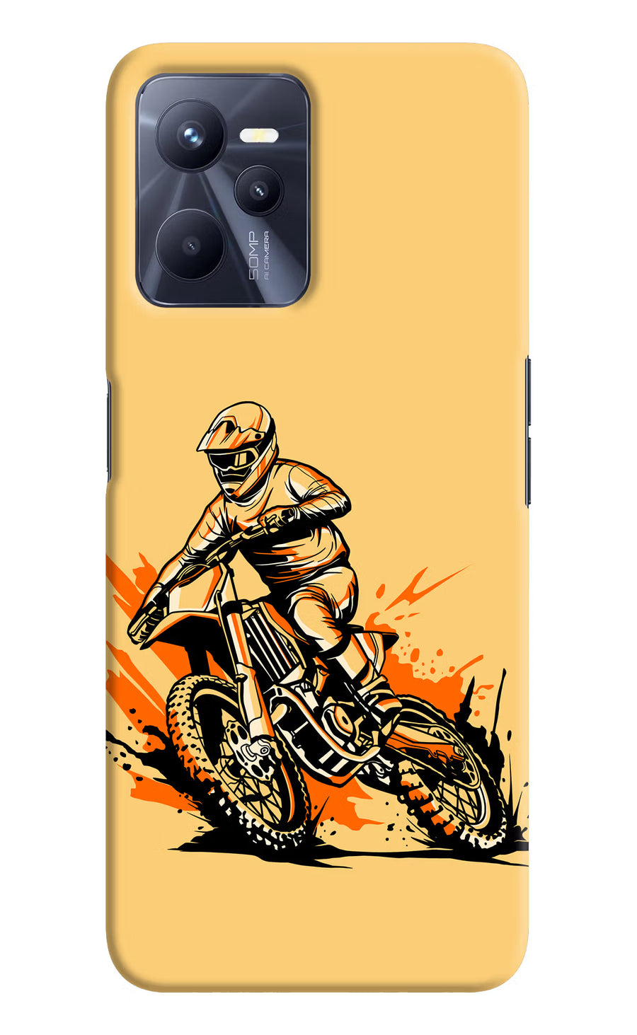 Off-Road Fury Realme C35 Back Cover, Hard case