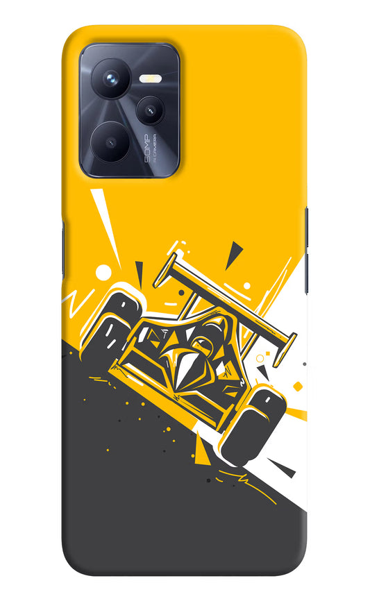 Track King Realme C35 Hard Case Back Cover by Casekaro
