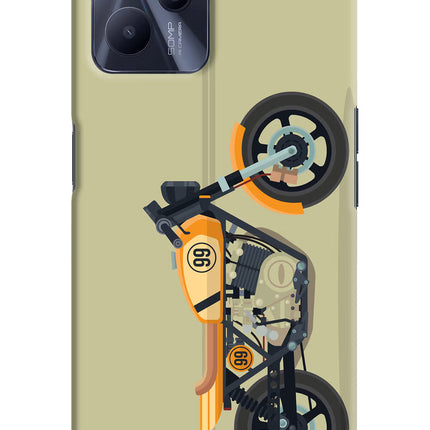 Vertical Speedster Realme C35 Hard Case Back Cover by Casekaro