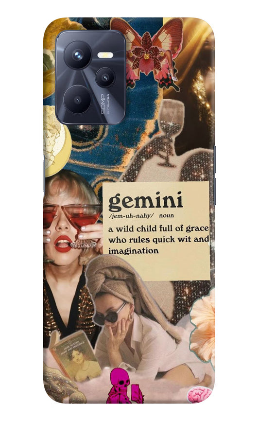 Gemini Zodiac Realme C35 Hard Case Back Cover by Casekaro