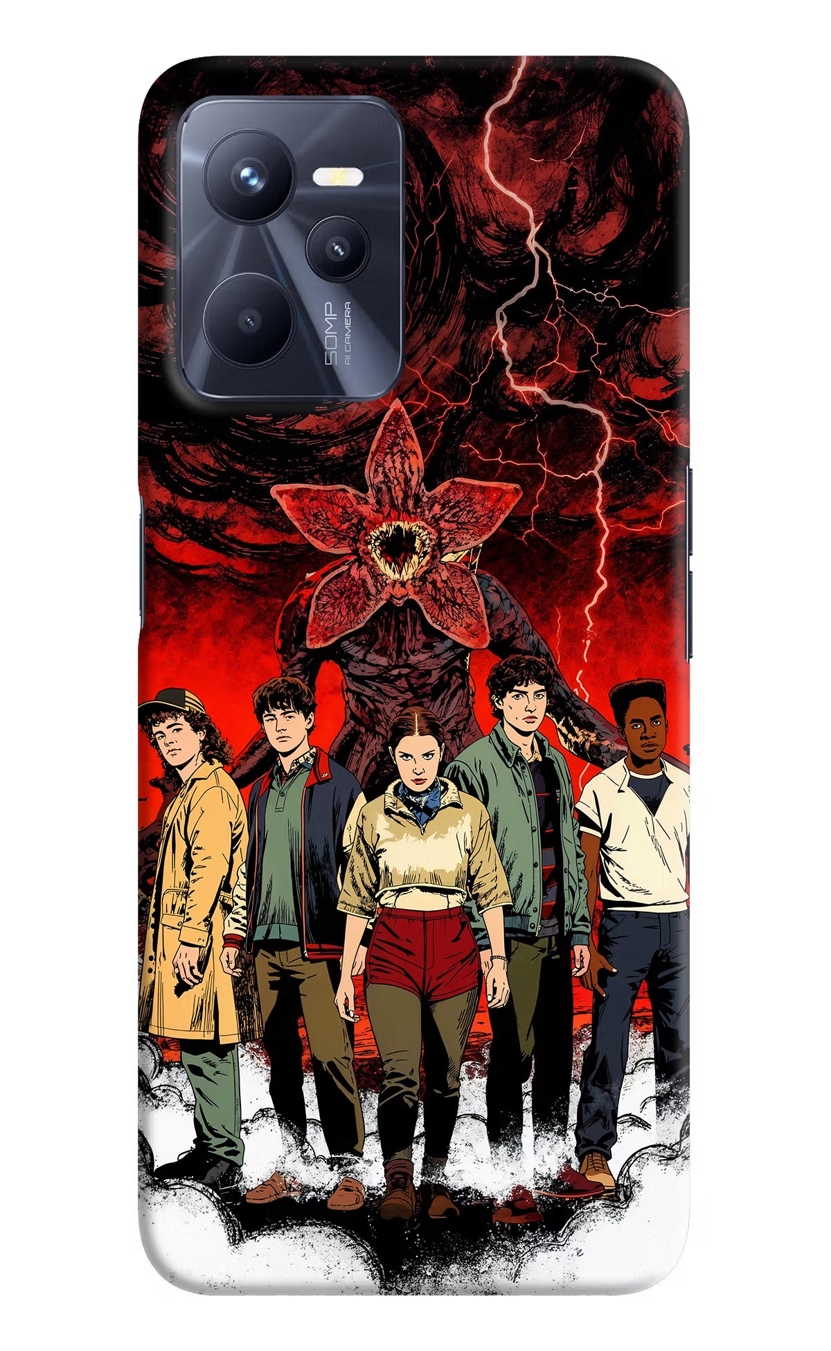 Ordinary Things Characters Realme C35 Hard Case Back Cover by Casekaro