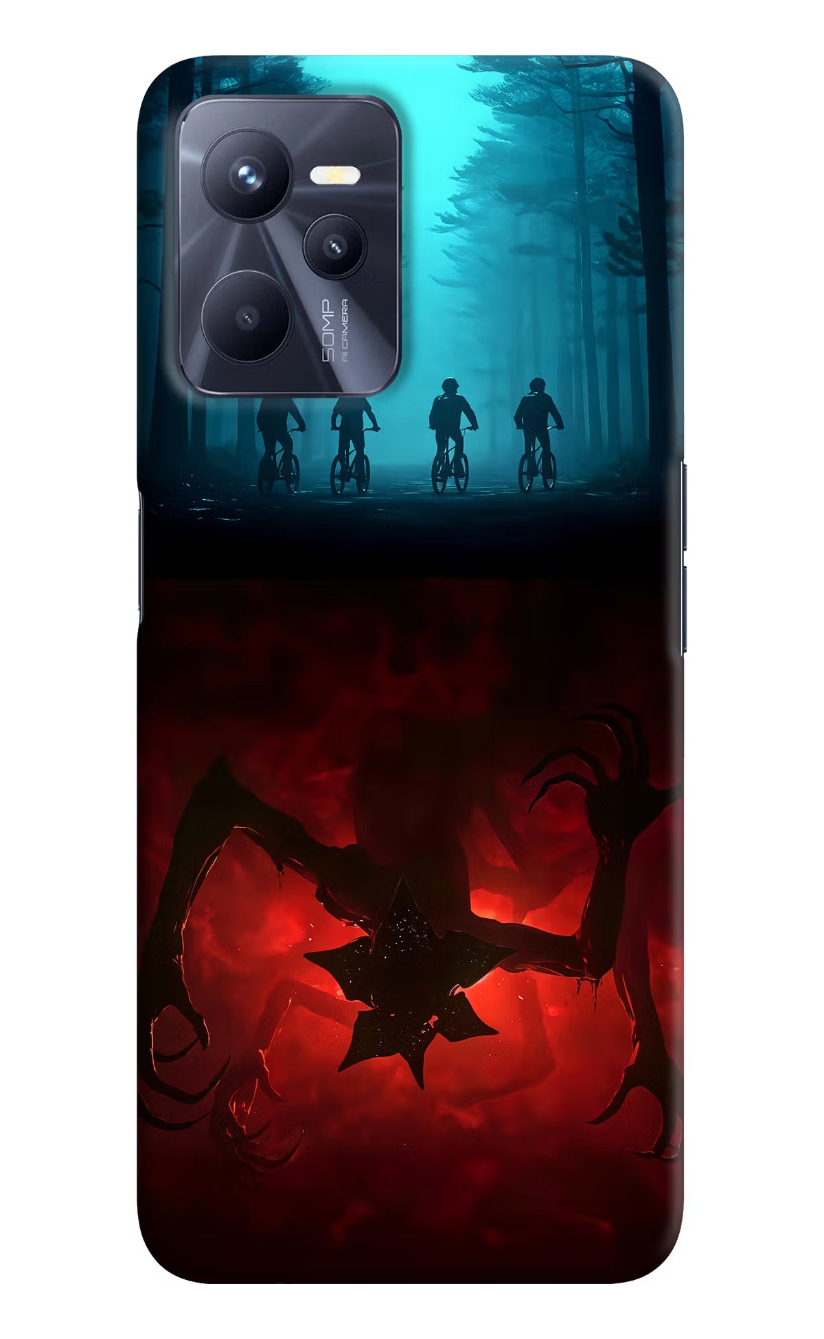 Ordinary Things Downside Up Realme C35 Hard Case Back Cover by Casekaro