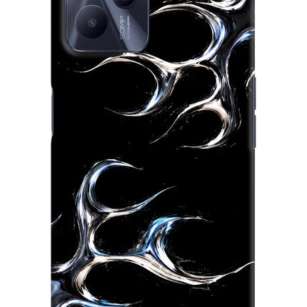 Chrome Tribal Realme C35 Hard Case Back Cover by Casekaro
