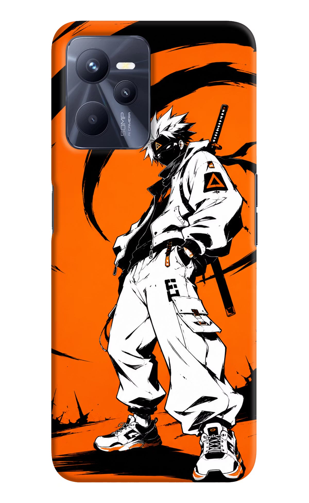 Street Samurai  Realme C35 Hard Case Back Cover by Casekaro