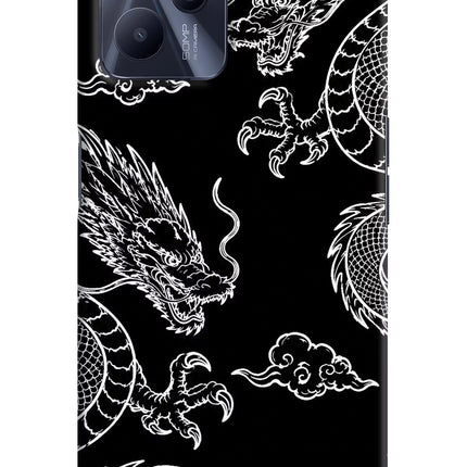 Twin Dragons Realme C35 Hard Case Back Cover by Casekaro