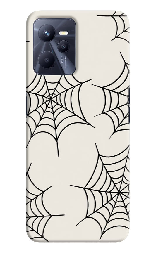 Spider Web Realme C35 Hard Case Back Cover by Casekaro