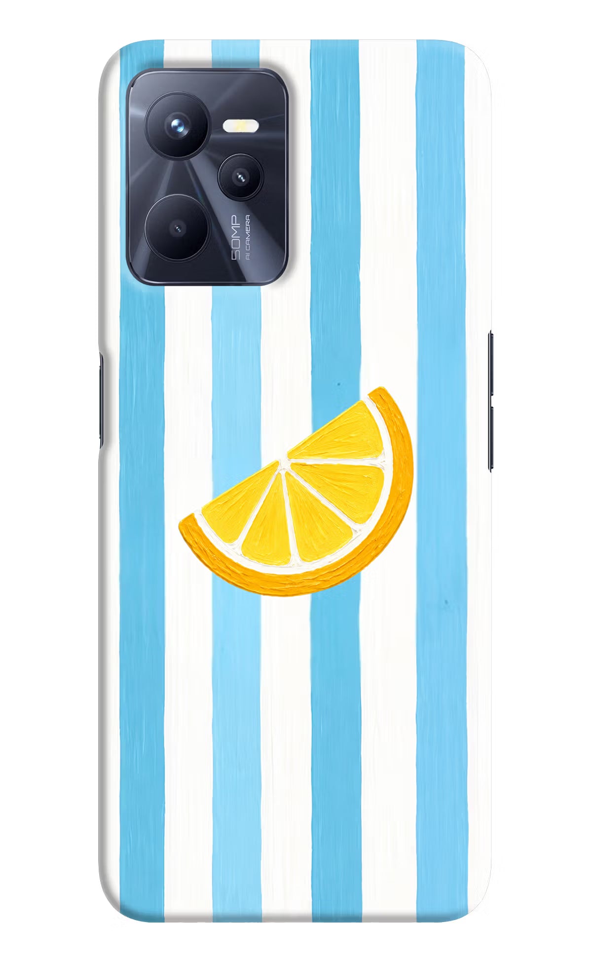 Summer Lemon Realme C35 Hard Case Back Cover by Casekaro
