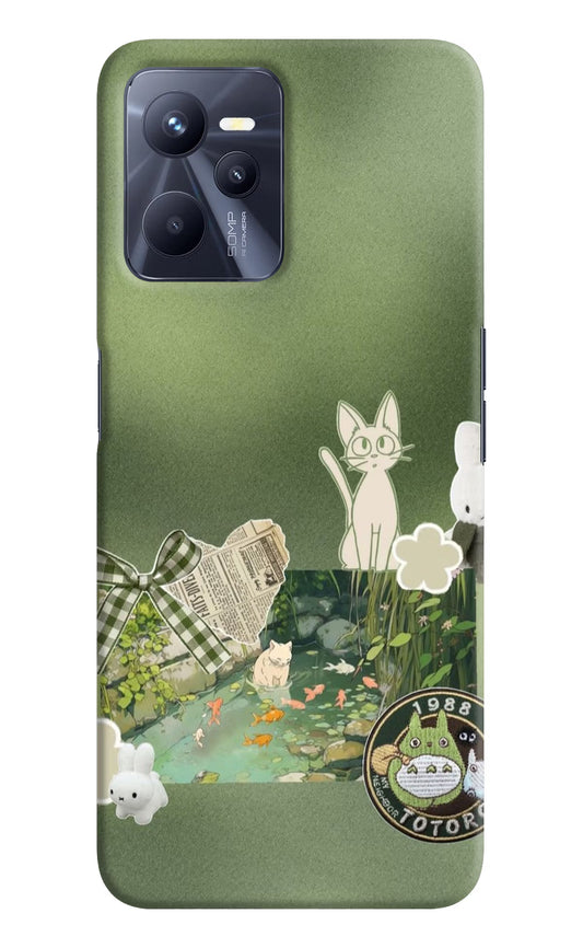 Aesthetic anime Realme C35 Hard Case Back Cover by Casekaro