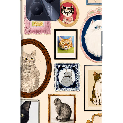 Mirror Cats Realme C35 Hard Case Back Cover by Casekaro