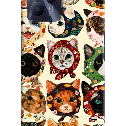 Cool Cat Realme C35 Hard Case Back Cover by Casekaro