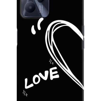 Love Line Realme C35 Hard Case Back Cover by Casekaro
