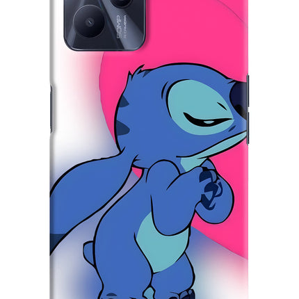 Stitch Hug Realme C35 Hard Case Back Cover by Casekaro
