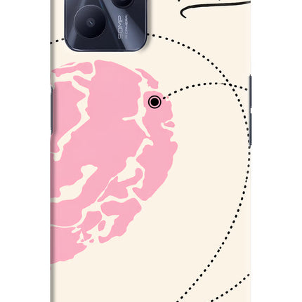 Miss Orbit Realme C35 Hard Case Back Cover by Casekaro
