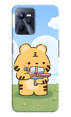Tiger Treat Realme C35 Hard Case Back Cover by Casekaro