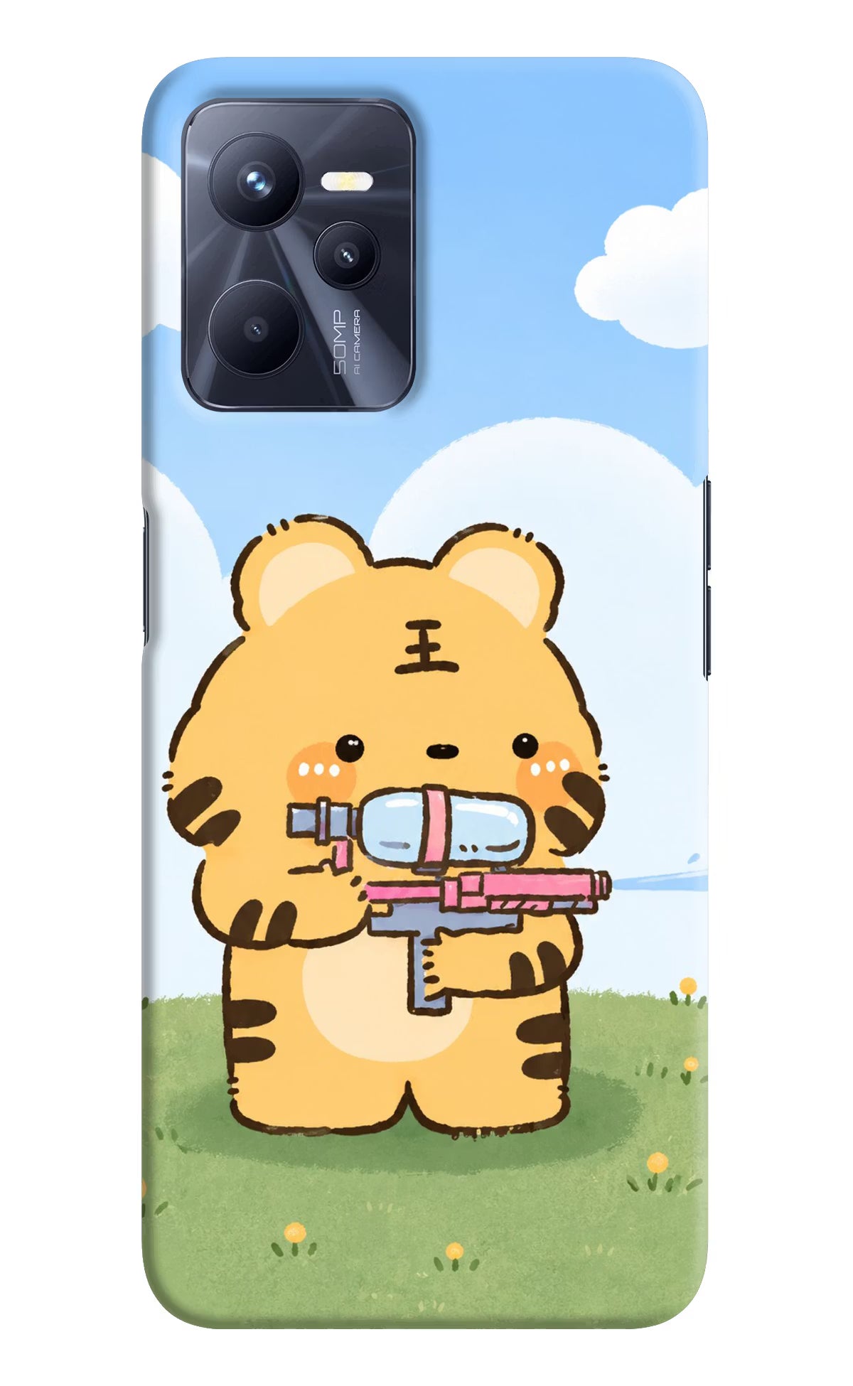 Tiger Treat Realme C35 Back Cover