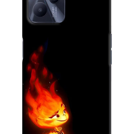 Ember Flame Realme C35 Hard Case Back Cover by Casekaro