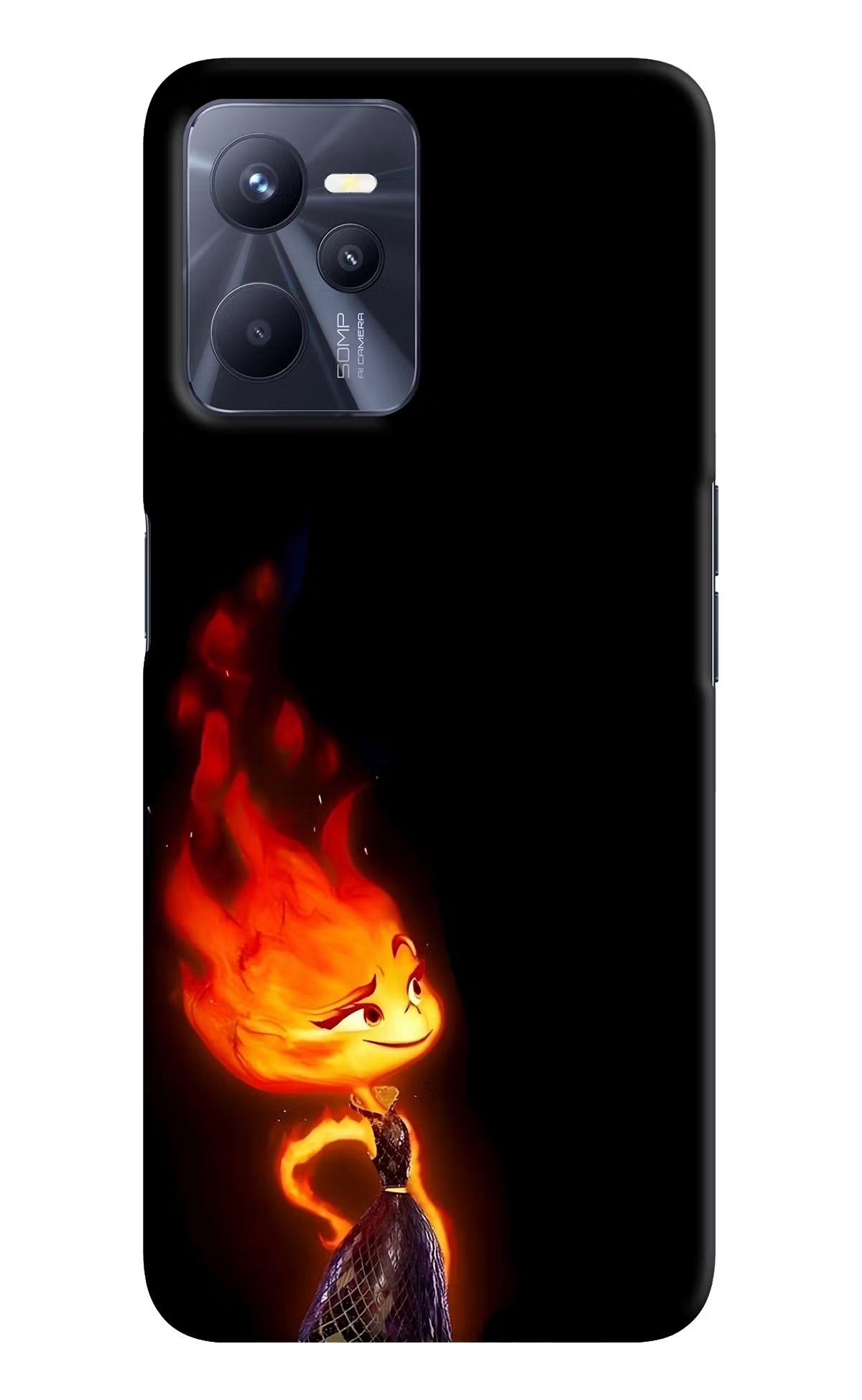 Ember Flame Realme C35 Hard Case Back Cover by Casekaro