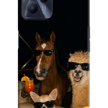 Party Squad Realme C35 Hard Case Back Cover by Casekaro