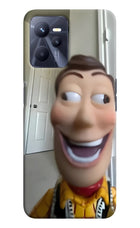 Side Eye Woody Realme C35 Hard Case Back Cover by Casekaro