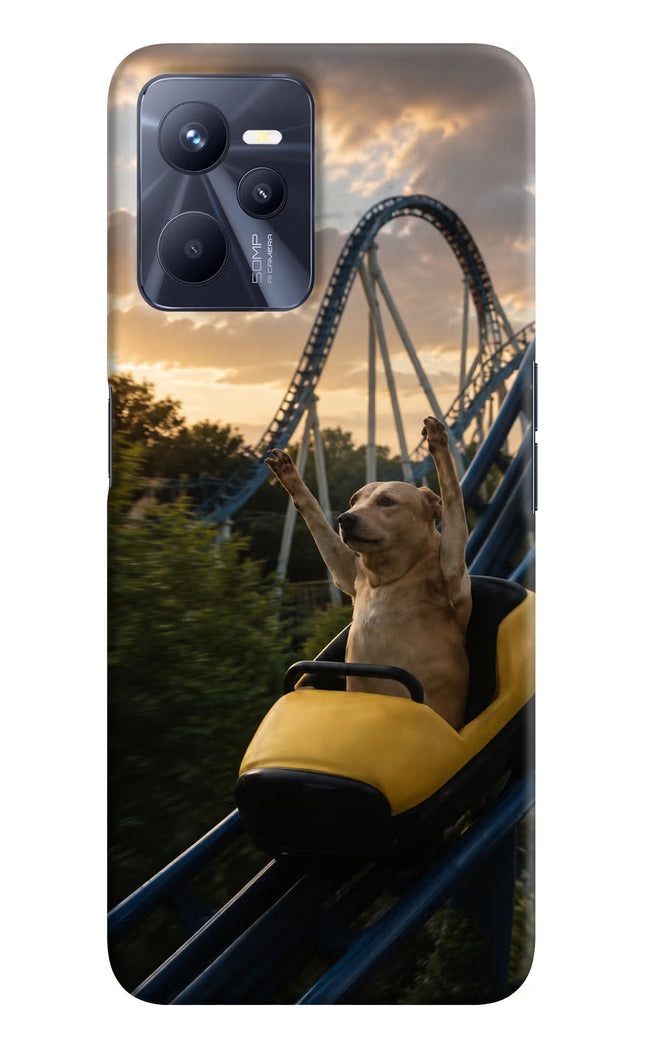 Rollercoaster Dog Realme C35 Hard Case Back Cover by Casekaro