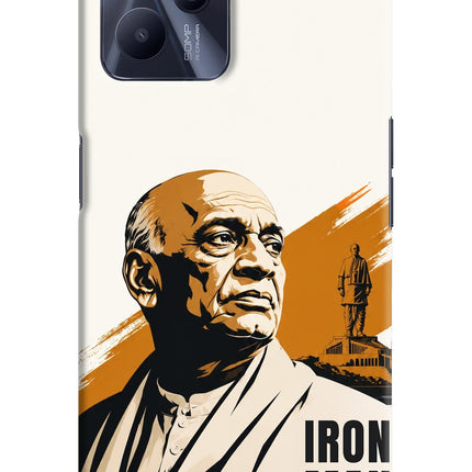Sardar Patel Iron Will Realme C35 Hard Case Back Cover by Casekaro