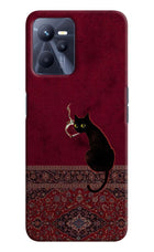 Midnight Cat Realme C35 Back Cover