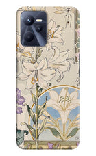 White Lily Realme C35 Back Cover