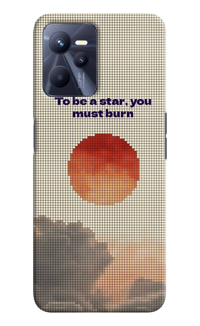 Pixel Sun Realme C35 Hard Case Back Cover by Casekaro