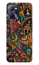 Folk Print Realme C35 Back Cover