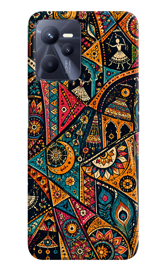 Folk Print Realme C35 Hard Case Back Cover by Casekaro