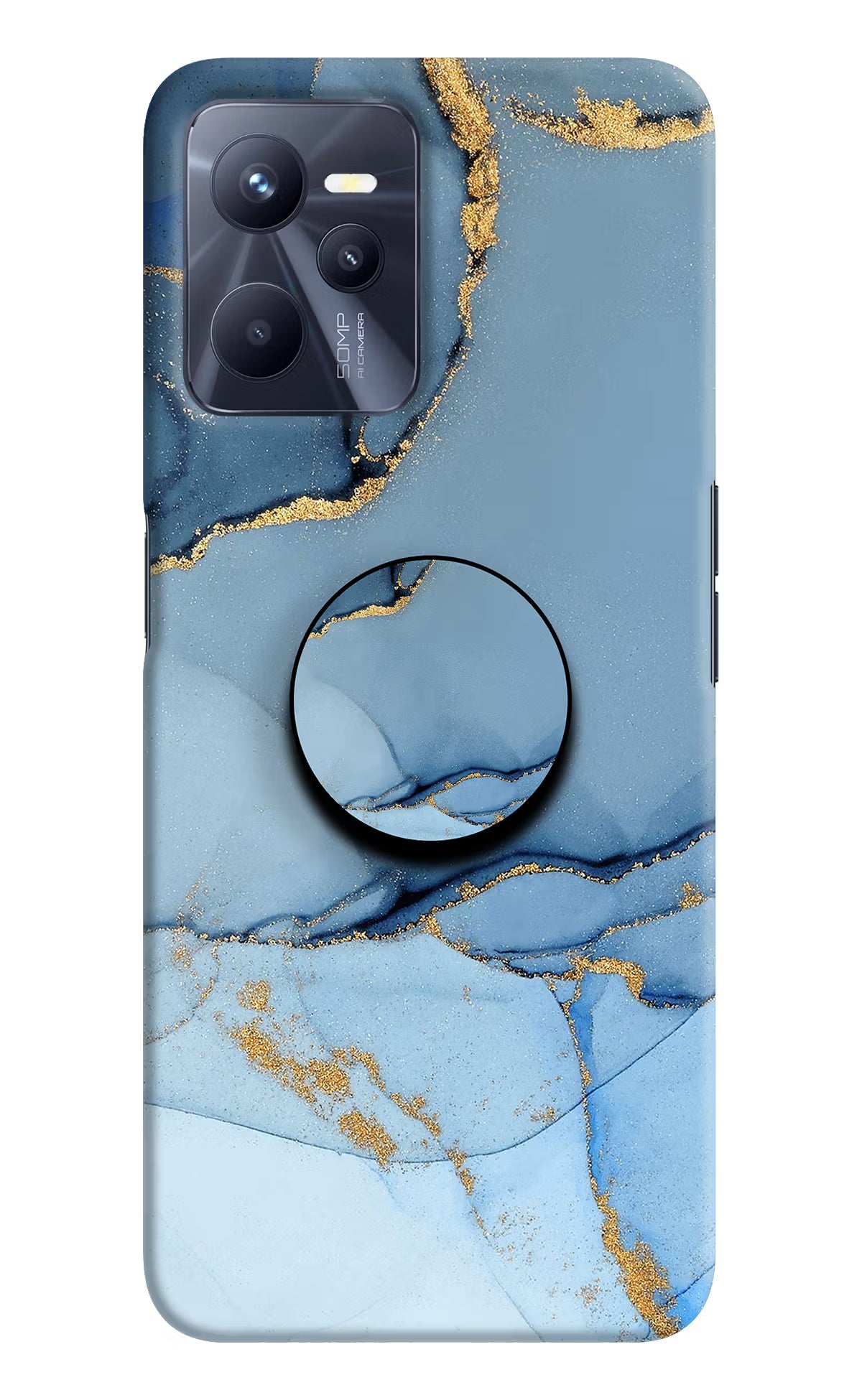 Blue Marble Realme C35 Pop Case by Casekaro