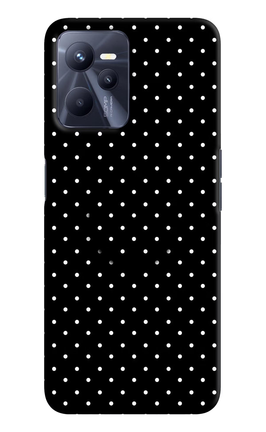 White Dots Realme C35 Pop Case, Hard case