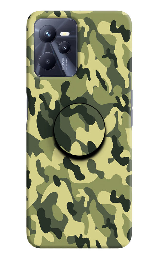 Camouflage Realme C35 Pop Case by Casekaro