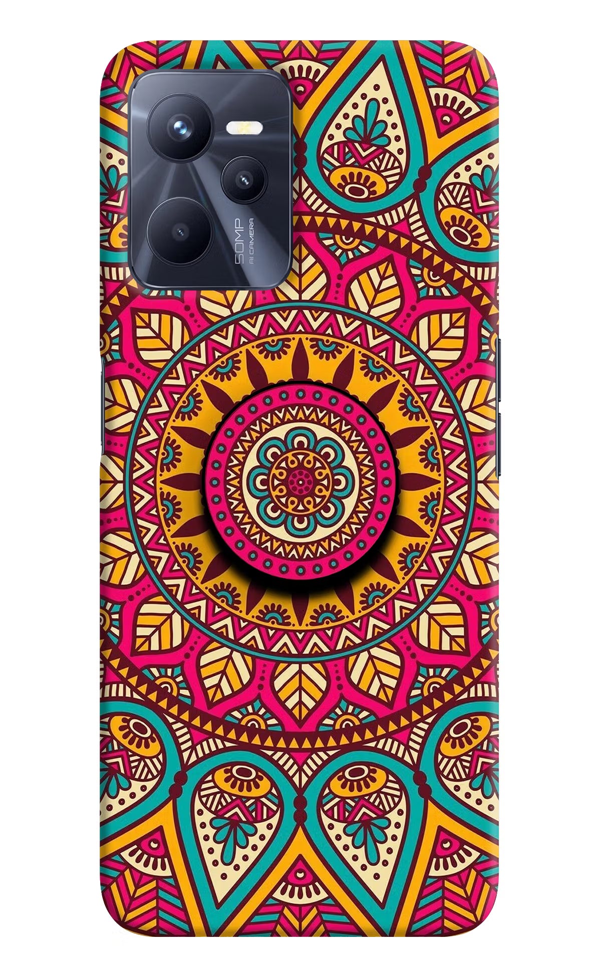 Mandala Realme C35 Pop Case by Casekaro