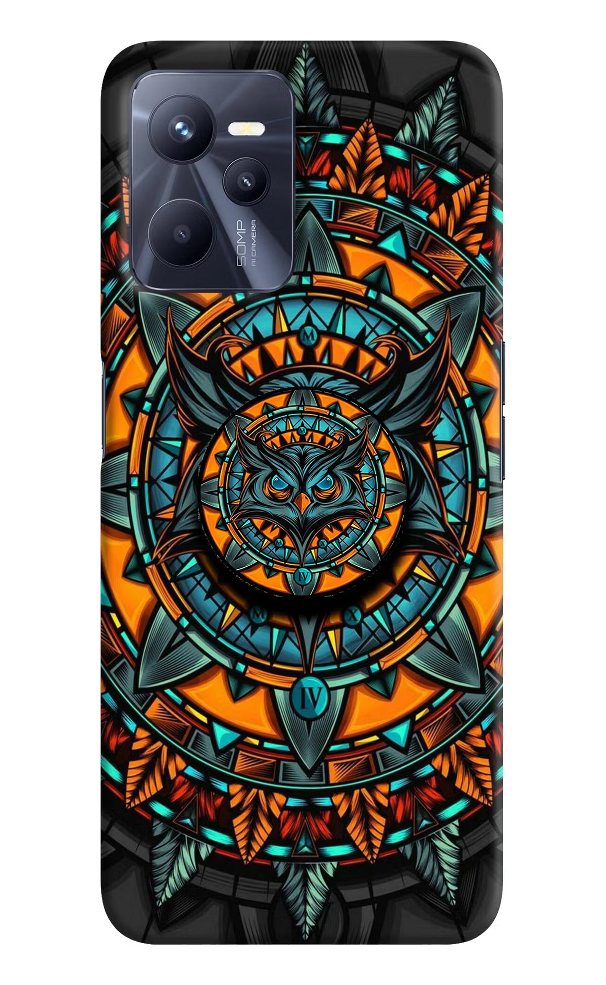 Angry Owl Realme C35 Pop Case by Casekaro