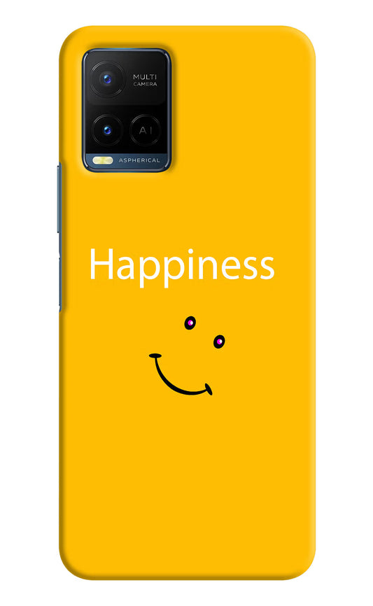 Happiness With Smiley Vivo Y33T Hard Case Back Cover by Casekaro