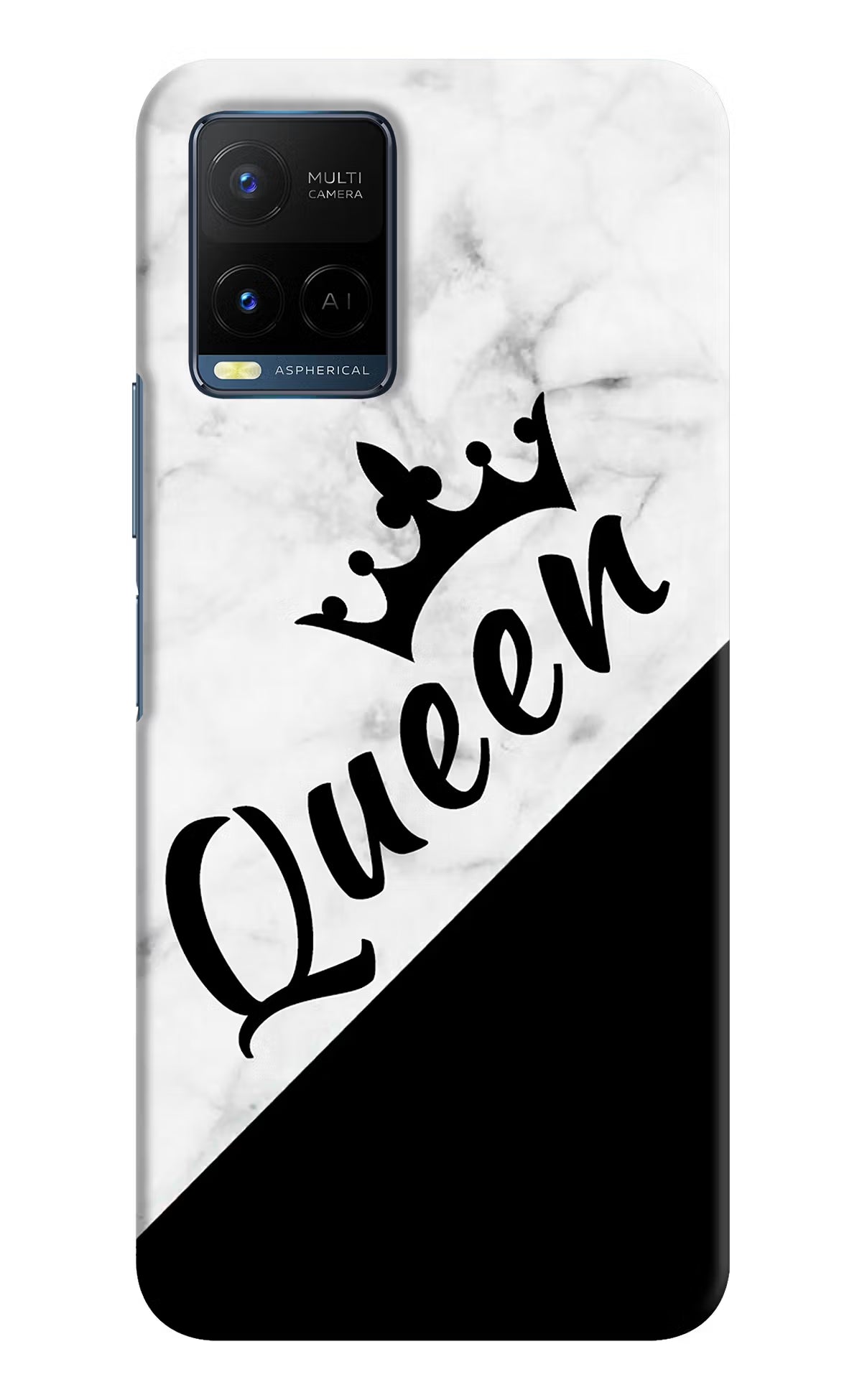 Queen Vivo Y33T Hard Case Back Cover by Casekaro