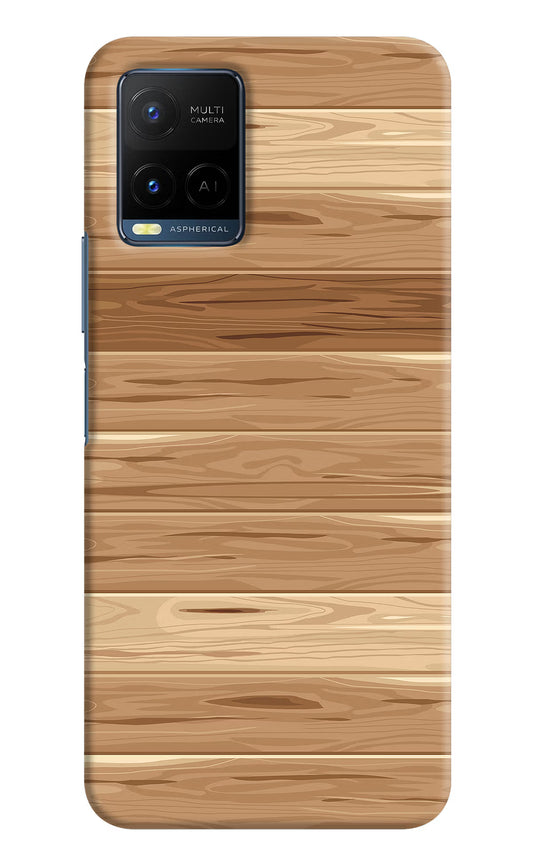 Wooden Vector Vivo Y33T Hard Case Back Cover by Casekaro