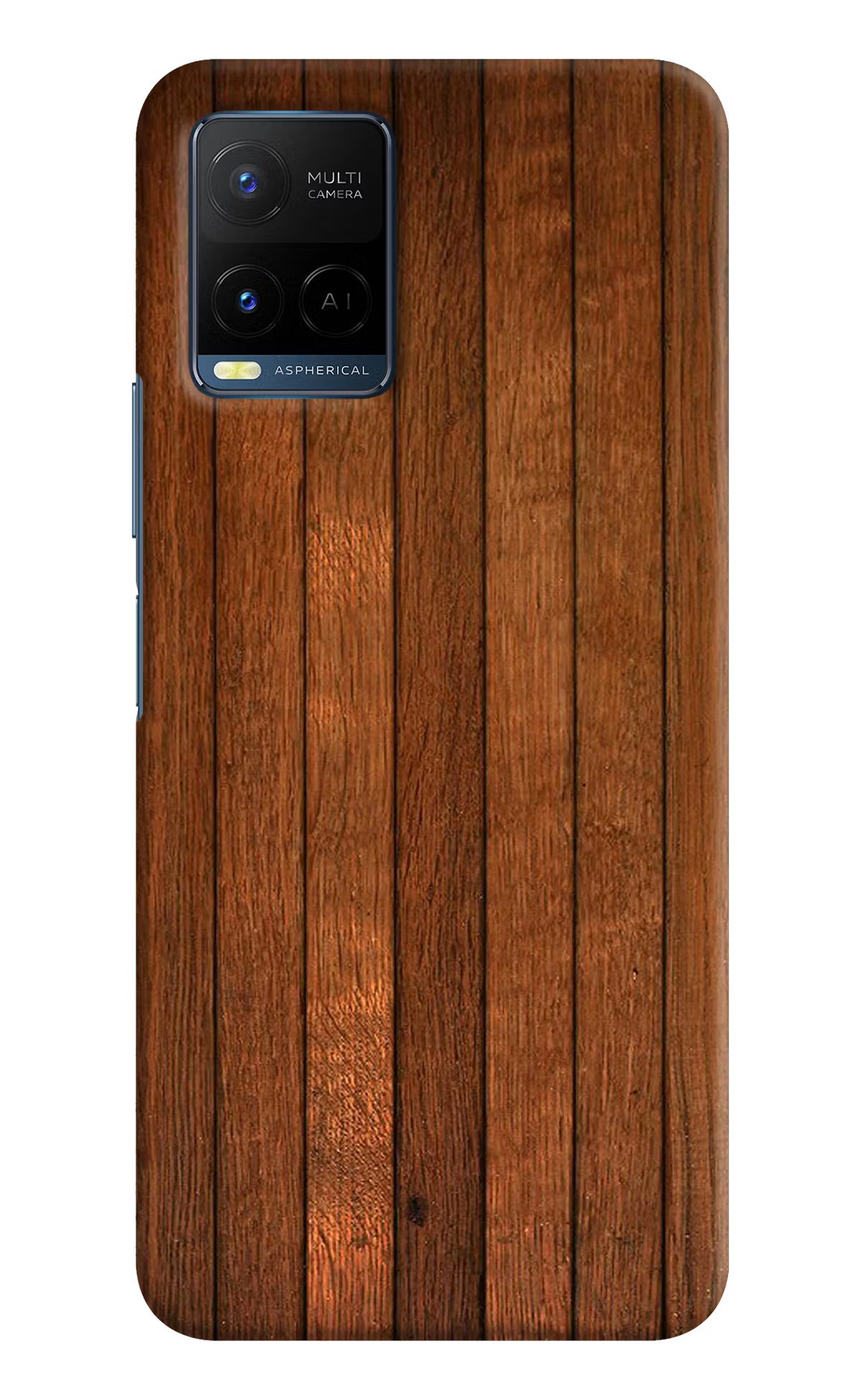 Wooden Artwork Bands Vivo Y33T Hard Case Back Cover by Casekaro