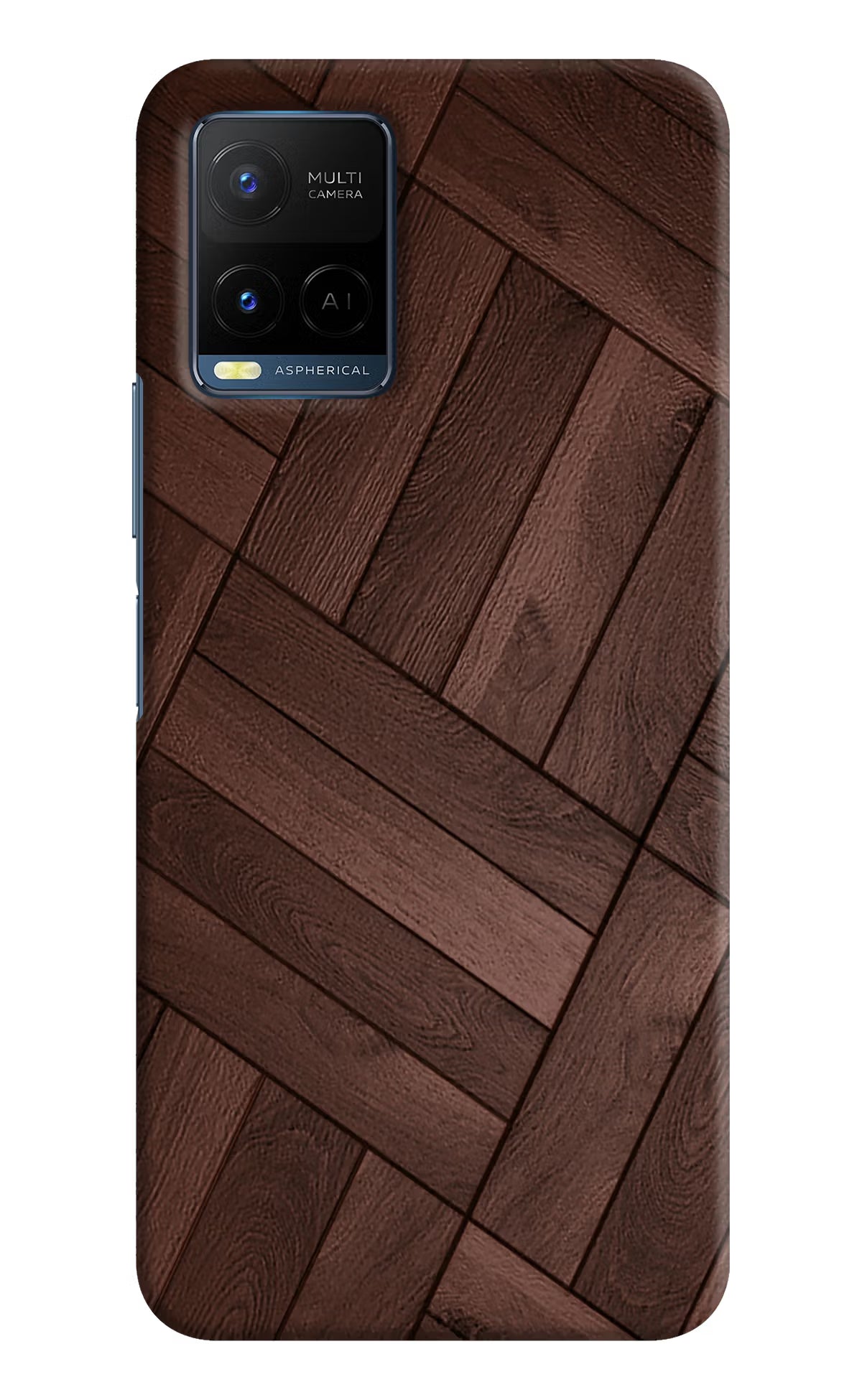 Wooden Texture Design Vivo Y33T Hard Case Back Cover by Casekaro