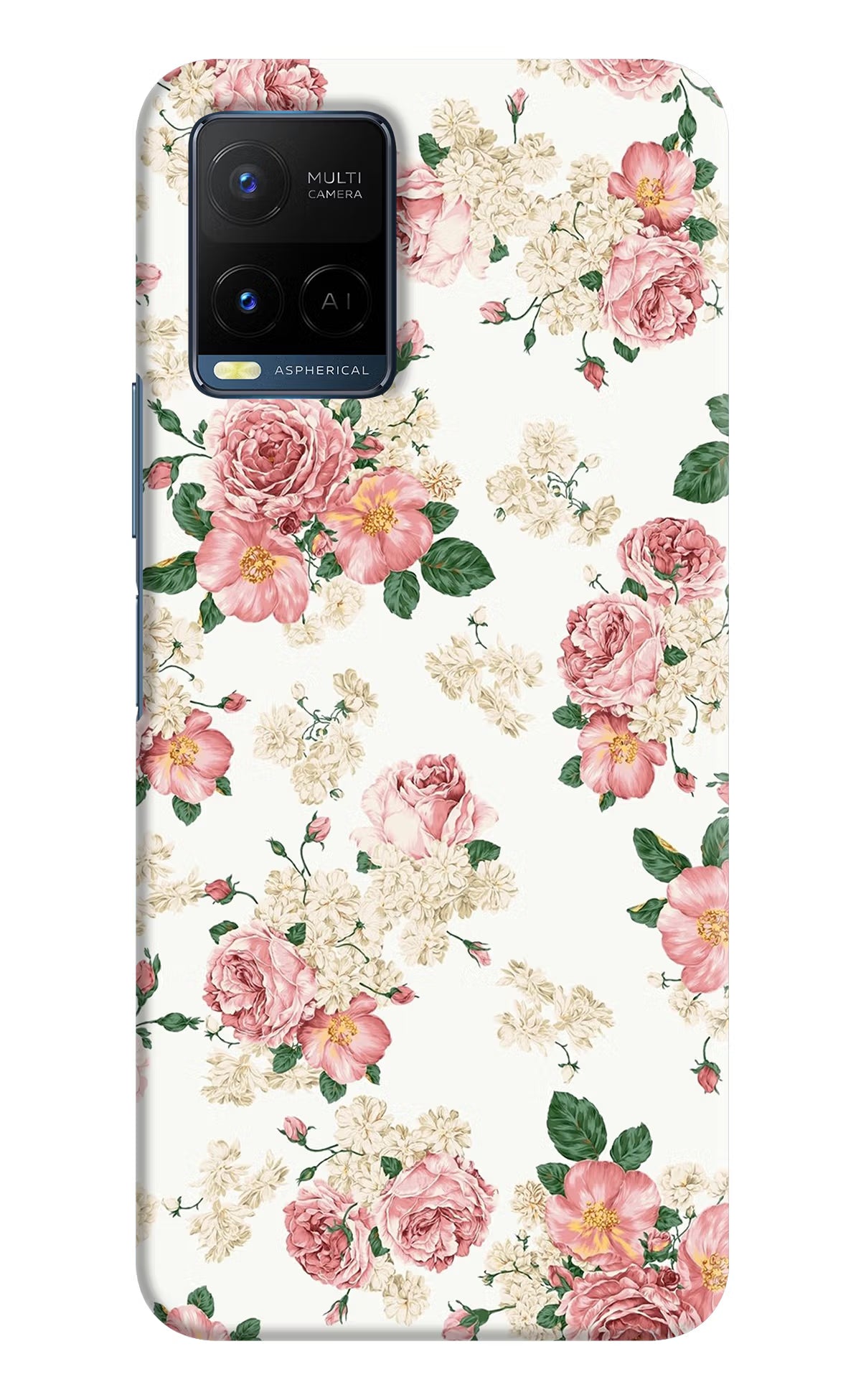 Flowers Vivo Y33T Hard Case Back Cover by Casekaro