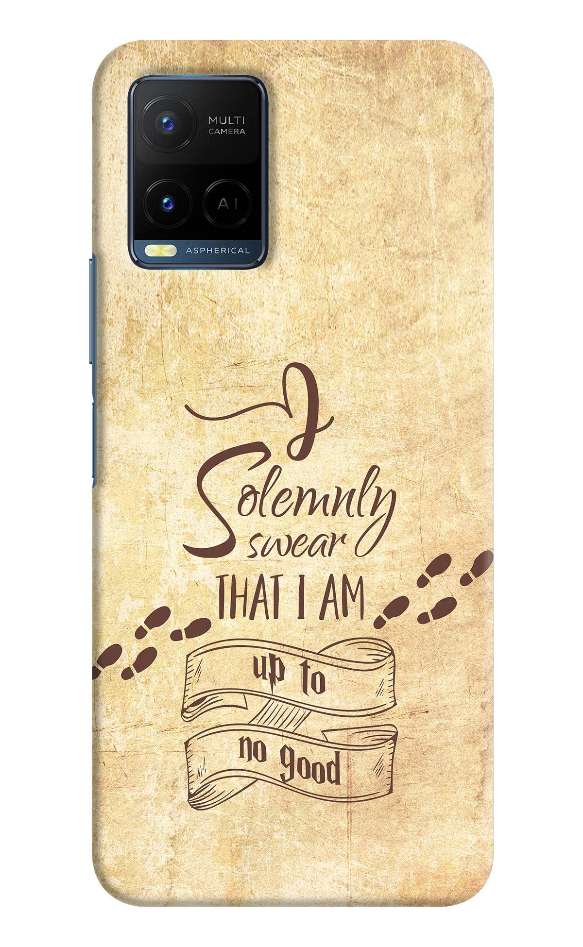 I Solemnly swear that i up to no good Vivo Y33T Hard Case Back Cover by Casekaro