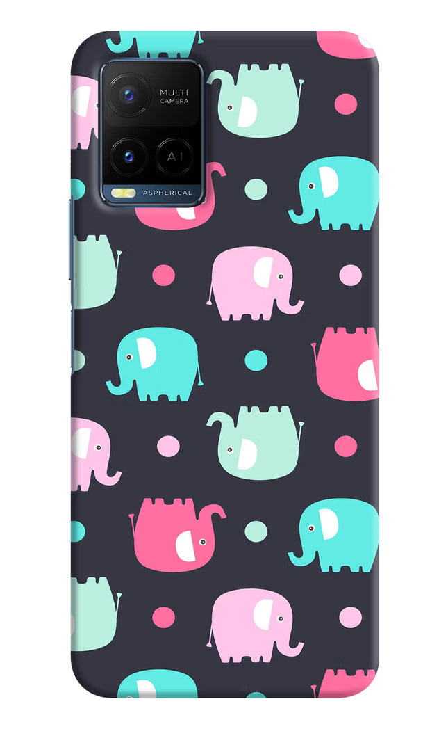 Elephants Vivo Y33T Hard Case Back Cover by Casekaro