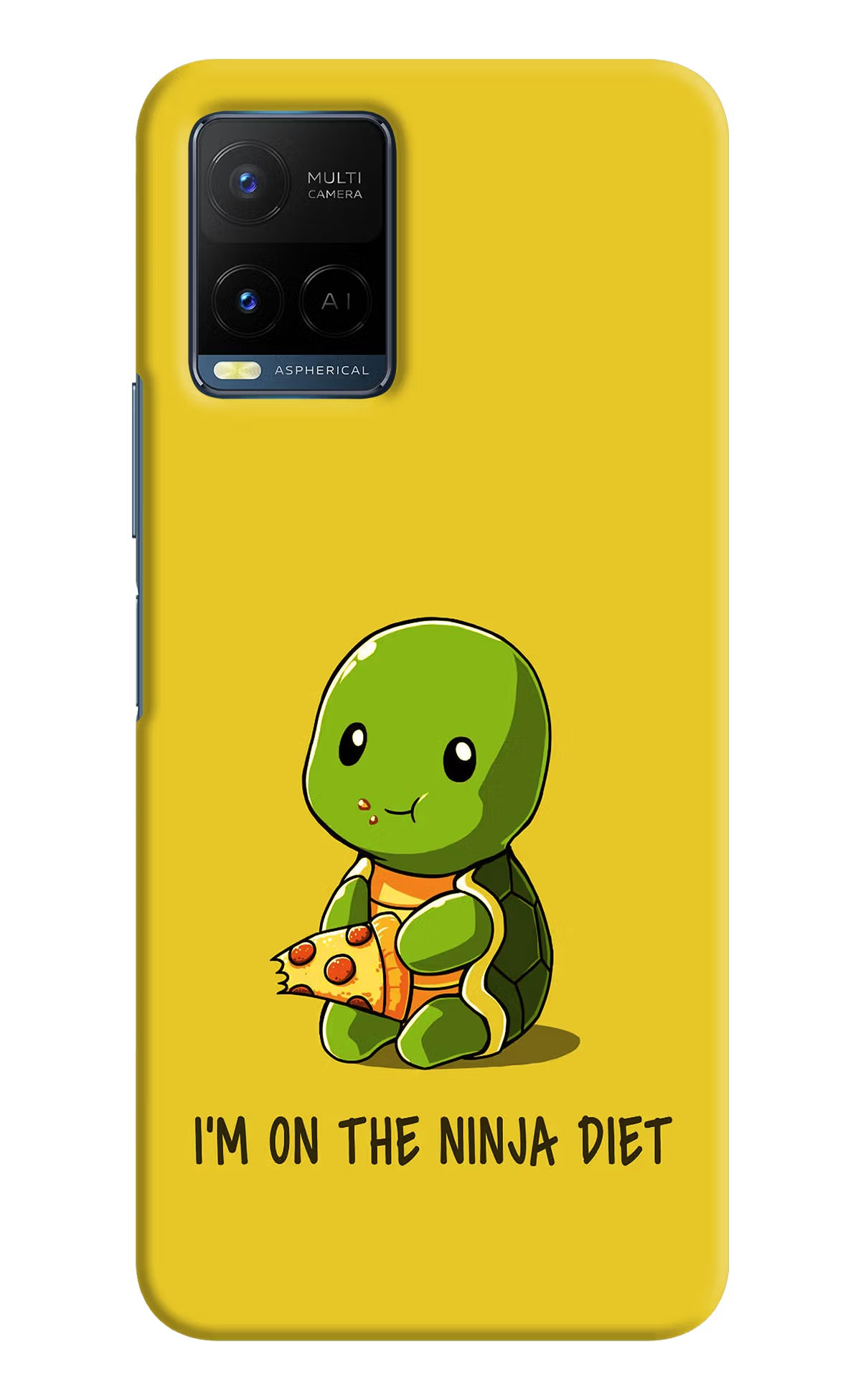 I'm on Ninja Diet Vivo Y33T Hard Case Back Cover by Casekaro