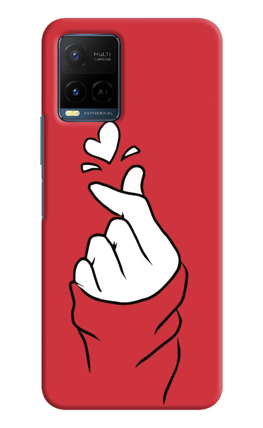 Korean Love Sign Vivo Y33T Hard Case Back Cover by Casekaro