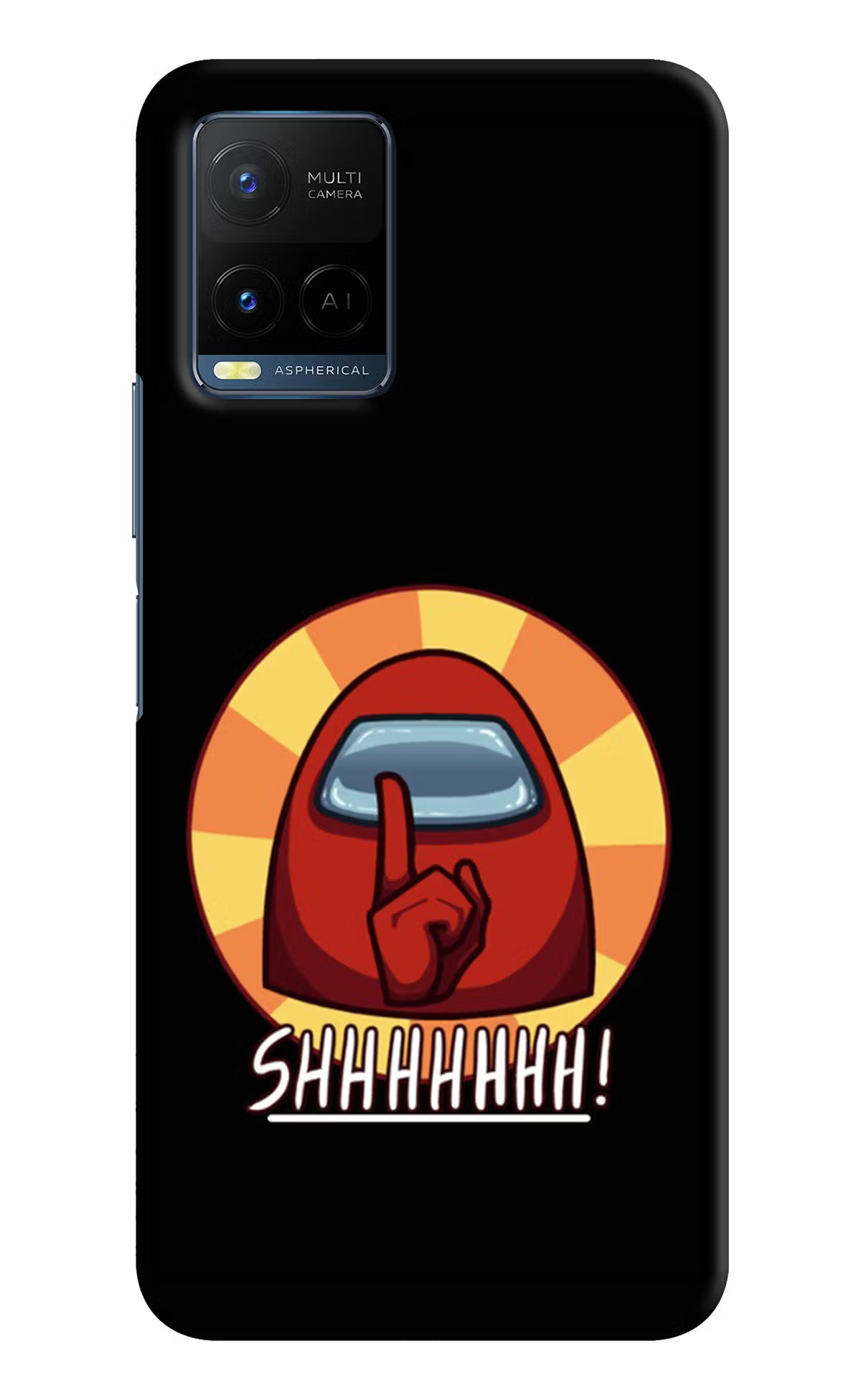 Among Us Shhh! Vivo Y33T Hard Case Back Cover by Casekaro