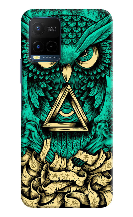 Green Owl Vivo Y33T Hard Case Back Cover by Casekaro