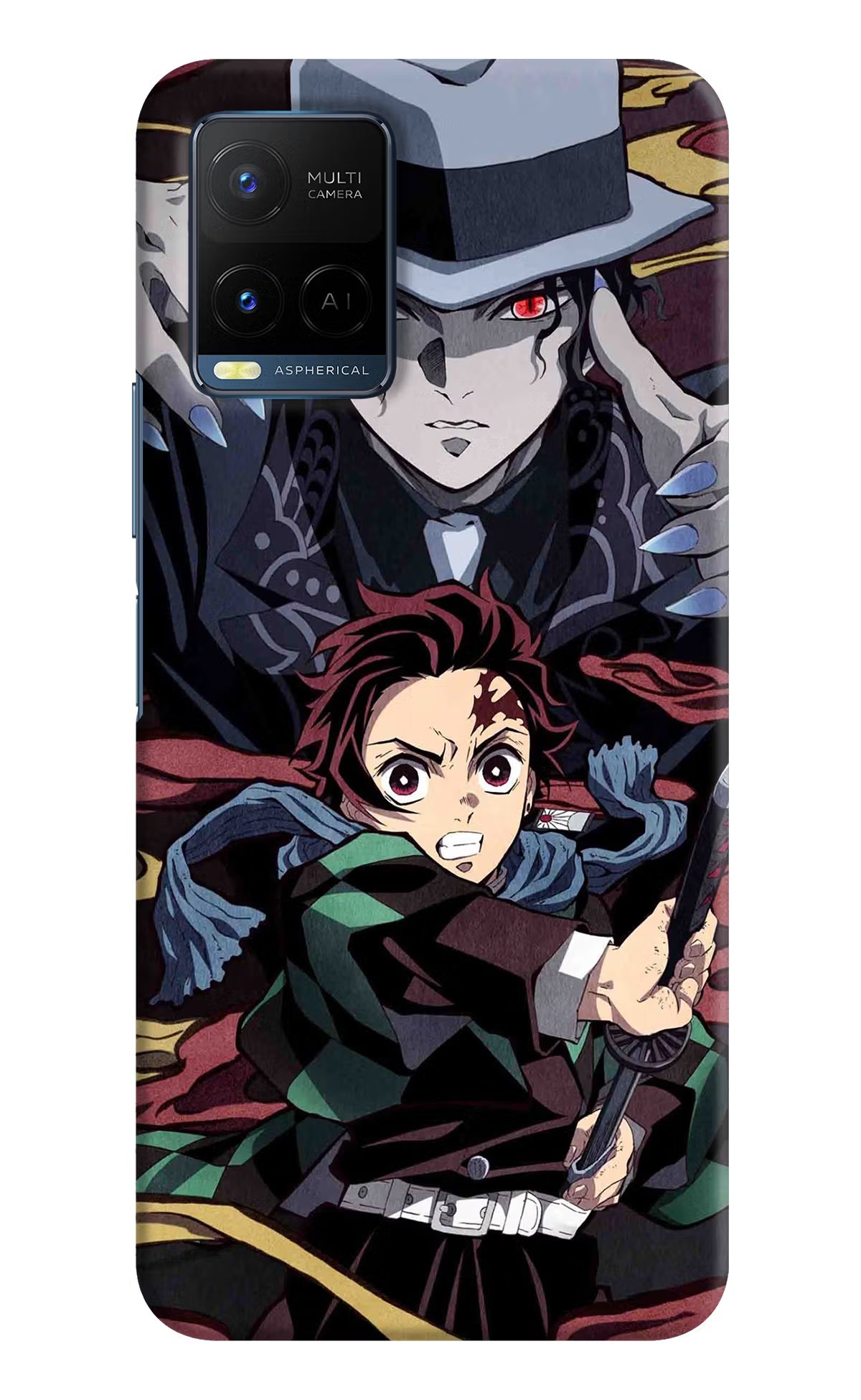 Demon Slayer Vivo Y33T Hard Case Back Cover by Casekaro