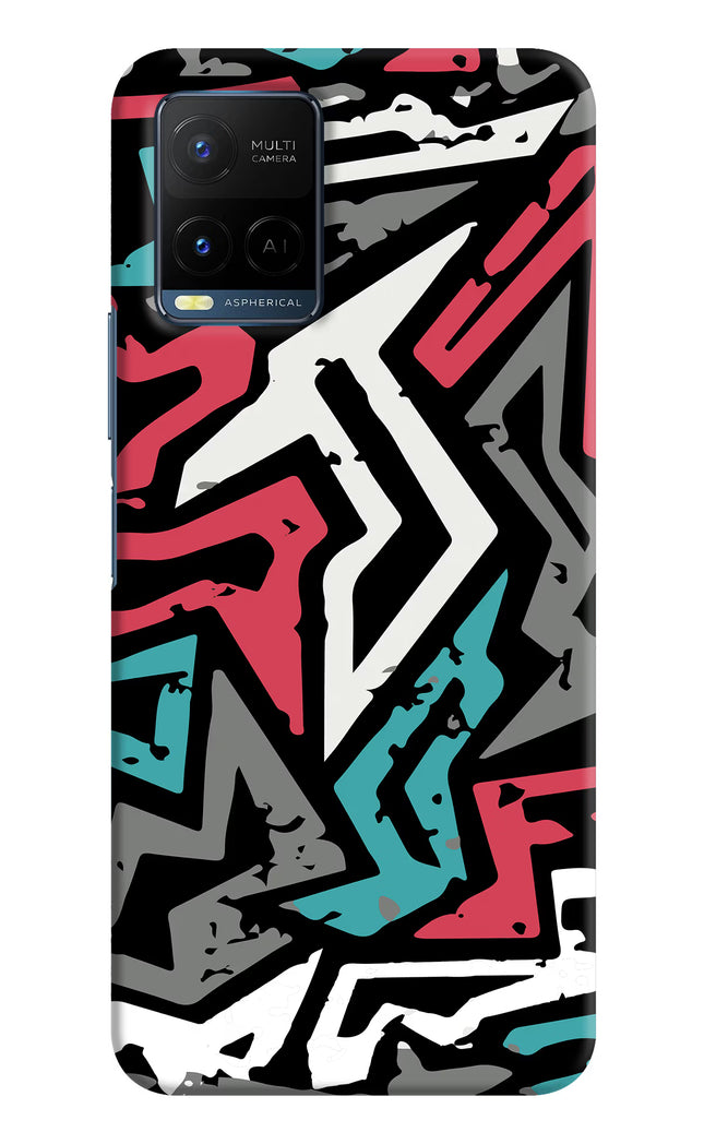 Geometric Graffiti Vivo Y33T Hard Case Back Cover by Casekaro