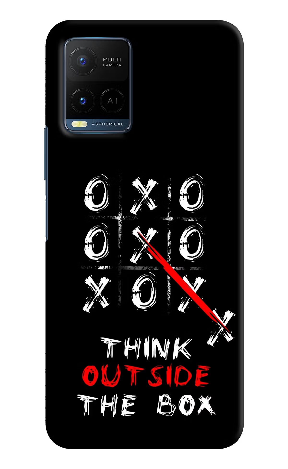 Think out of the BOX Vivo Y33T Hard Case Back Cover by Casekaro